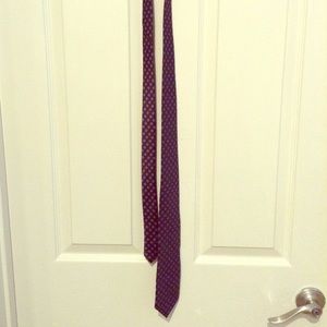 Sprezza x Blacklist Maroon with blue dots tie